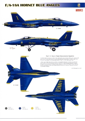 Jasmine Model 148003 - F/A-18A Hornet Blue Angels