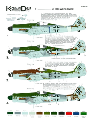 KommanDeur KD4801FD - Fw 190D9 & 11