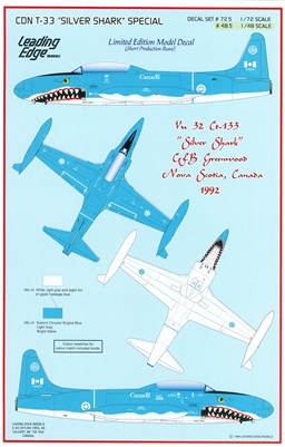 Leading Edge 48.5 - Canadian T-33 "Silver Shark" Special