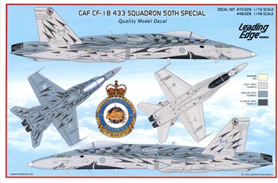Leading Edge 48.29 - CAF CF-18 433 Squadron 50th Special