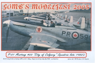 Leading Edge - Gomb's Modelfest 2005 - P-51 Mustang 403 "City of Calgary" Squadron, Late 1950's