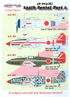 Lifelike Decals 48-004(R) - 244th Sentai, Part 2