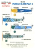 Lifelike Decals 48-012 - Fokker D.VII, Part 1