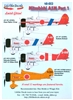 Lifelike Decals 48-053 - Mitsubishi A5M, Part 1