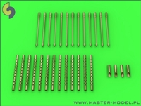 Master AM32058 - Boeing B-17 Flying Fortress Machine Gun Set (Browning M2 Aircraft .50 caliber barrels with flash hiders) (13 pcs)