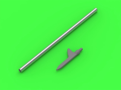 Master AM32116 - US WWII Pitot Tube ("Shark-fin" Type Probe)
