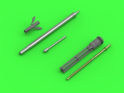 Master AM35003 - Mi-24 (Hind D/E) - JakB-12.7 Machine Gun Barrel and DUAS Probe