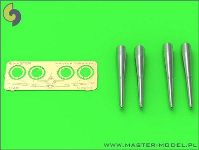 Master AM48083 - Hawker Typhoon Mk IB Late Type Cannons with Covered Barrels (4 pcs)