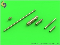 Master AM48089 - MiG-15 & MiG-15bis Gun Barrels Set, Antenna Base & Pitot Tube