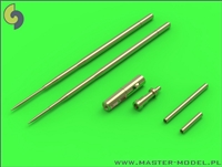 Master AM48090 - MiG-17A/P/F (Fresco A, B, C) 37mm and 23mm Gun Barrels Set & Pitot Tube
