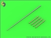 Master AM48094 - MiG-19PM (Farmer E) Missile Rails Nose Parts (4 pcs) & Pitot Tube