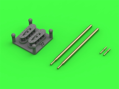 Master AM48173 - Dassault Super Mystere B2 - Pitot Tubes (with resin mounts) & Angle of Attack Probes