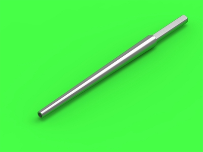 Master GM35052 - M10 Tank Destroyer 3-inch M7 (76.2 mm) Gun Barrel (for Academy kit)