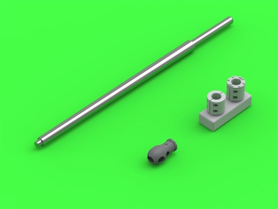Master GM35055 - 17pdr SP M10 "Achilles" Ordnance QF 17pdr (76.2mm) Gun Barrel (for Tamiya kit)