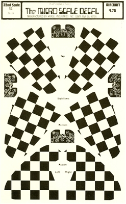 Microscale 32-0014 - P-47 Checkertails
