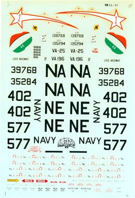 Microscale 48-0092 - U.S. Navy A-1 Skyraiders