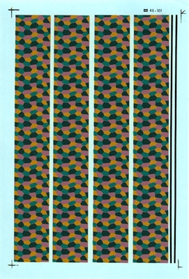 Microscale 48-0101 - WWI German Lozenge Camouflage Pattern, Lower Surface