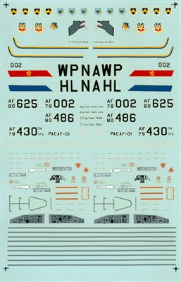 Microscale 48-0136 - F-16A & B8TFW Wolfpack