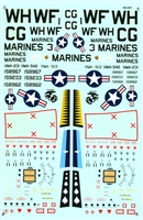 Microscale 48-0247 - Hawker Harriers - USMC