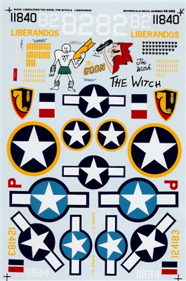 Microscale 48-0265 - B-24 Liberators (The Goon, The Witch & Liberandos)