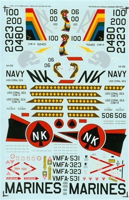 Microscale 48-0271 - F-4 & A-6E