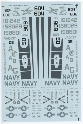 Microscale 48-0307 - EA-6B's (Low Visibility)