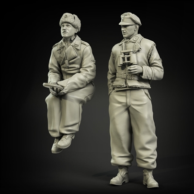 Panzer Art FI35-050 - Waffen-SS Tank Officer Set, Kharkov