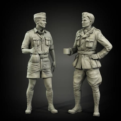 Panzer Art FI35-086 - DAK Tankers RK Award Ceremony Set