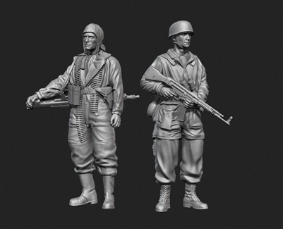 Panzer Art FI35-133 - German Fallschirmjager Oder Front Set