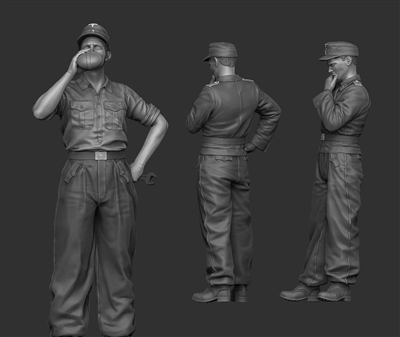 Panzer Art FI35-136 - German Tank Mechanic Set