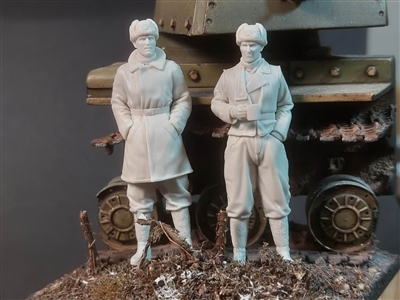 Panzer Art FI35-183 - German Tank Officer in Winter Coat Set