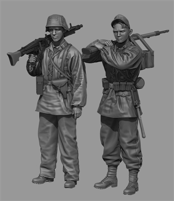 Panzer Art FI35-222 - Waffen-SS MG42 Team