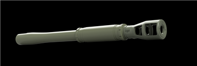 Panzer Art GB35-156 - BK 90L/40 Gun Barrel for Kanonenjagdpanzer 90 (KaJaPa)