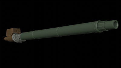 Panzer Art GB35-161 - GIAT CCN120-26 Gun Barrel for MBT "Leclerc"
