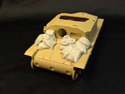 Panzer Art RE35-084 - Sand armor for SPG "Semovente" (Tamiya Kit)