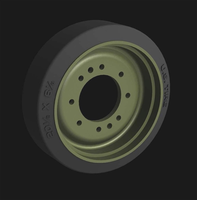 Panzer Art RE35-653 - M4 "Sherman" HVSS Spare Road Wheels (2 pcs)