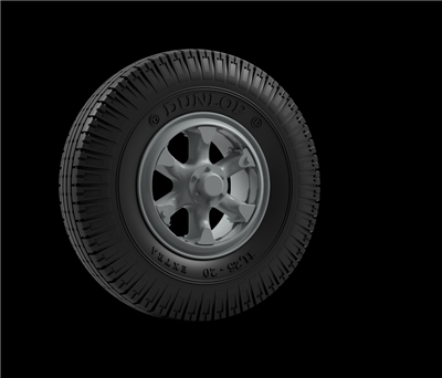 Panzer Art RE35-798 - Sd.Kfz 8 Early Front Wheels (Fulda)