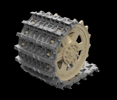 Panzer Art TR35-018 - Entwicklungfahrzeug E-25 Tracks + Correct Drive Wheels