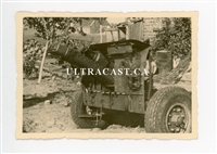 Captured British 25 pdr, France 1940, Original WW2 Photo