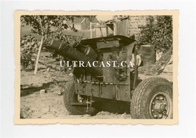 Captured British 25 pdr, France 1940, Original WW2 Photo