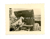 Captured British 25 pdr (early type), Dunkirk, France 1940, Original WW2 Photo