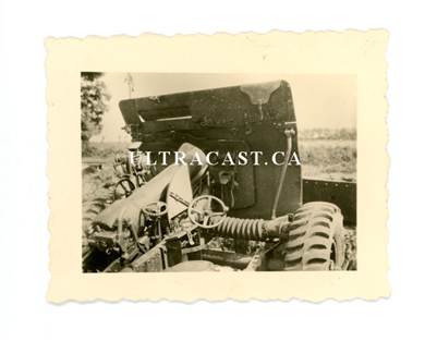 Captured British 20 pdr (early type), Dunkirk, France 1940, Original WW2 Photo