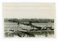 German ZB 26 MG 26(t) Machine Gun with Spare Magazine Box and Mauser Rifle, Original WW2 Photo