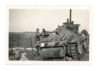 Captured British Matilda Tank T-6750 "Goat", France 1940, Original WW2 Photo
