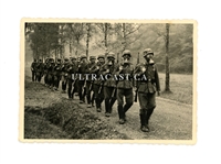 German Soldiers wearing Gas Masks, Original WW2 Photo
