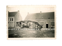 British Mk IV Tank, Damon II D29, Guynemer Square, Poelcapelle, Belgium, 1940, Original WW2 Photo