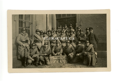 French Infantry Unit 166, France 1930's, Original WW2 Photo