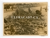 German Photo of Captured French Rifles and Equipment, France 1940, Original WW2 Photo