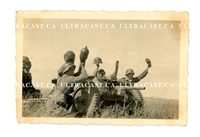 German 3.7 cm PaK 36 with Stielgranate 41 and Crew, Original WW2 Photo