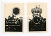 Muzzle of German 21 cm Artillery Gun (2-photo set), Original WW2 Photo